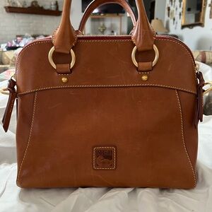 Dooney & Bourke Brown Leather Satchel